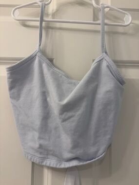 wild fable Pale Blue Spaghetti Strap Crop Top